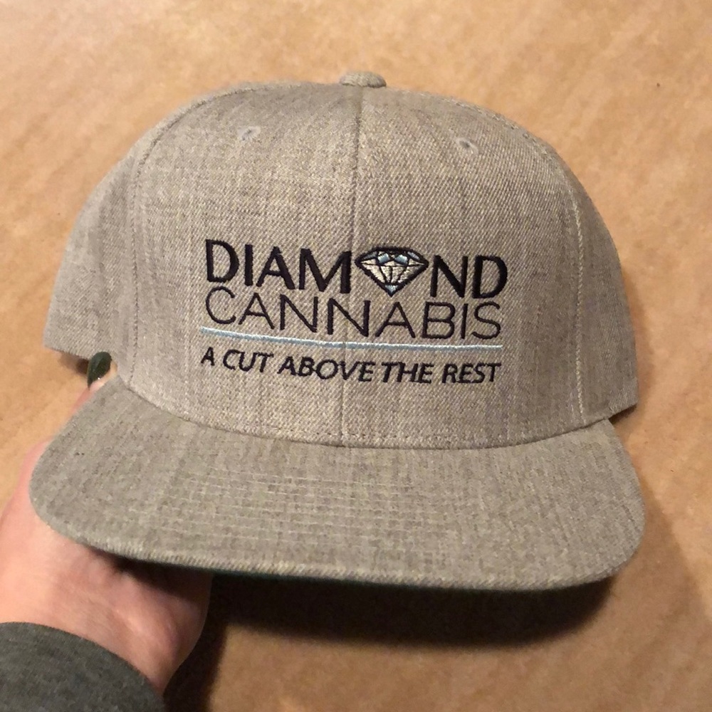 Adjustable flat bill hat, clean